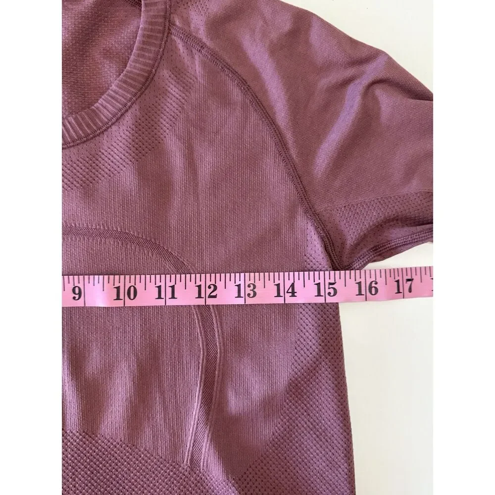 Lululemon Swiftly Tech Long Sleeve Shirt 8 Crew Neck Athletic Running Thumbholes